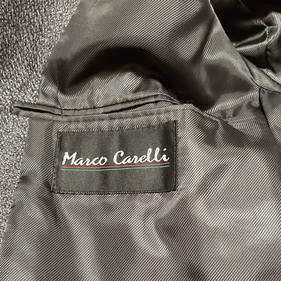 Men’s Marco Carelli Sports Jacket/Blazer 100% Lambswool, color medium grey - Picture 7 of 13